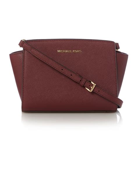 michael kors burgundy purses|burgundy Michael Kors crossbody.